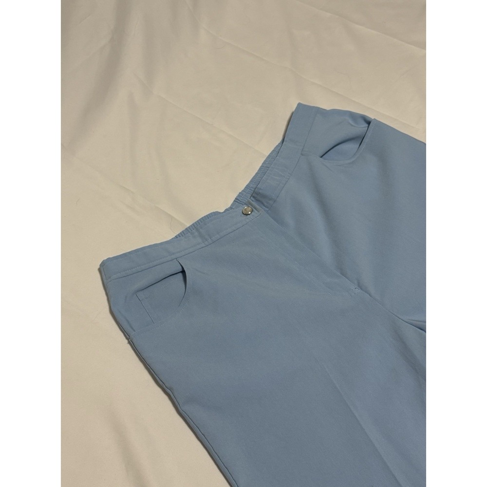Vtg Blair Teal Pants Womens Size 18 PT 38" Long 26.5" Inseam